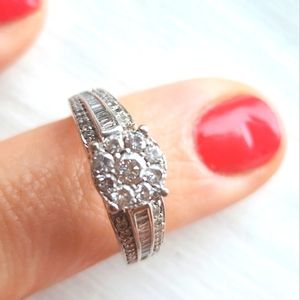 1/4k diamond engagement wedding ring